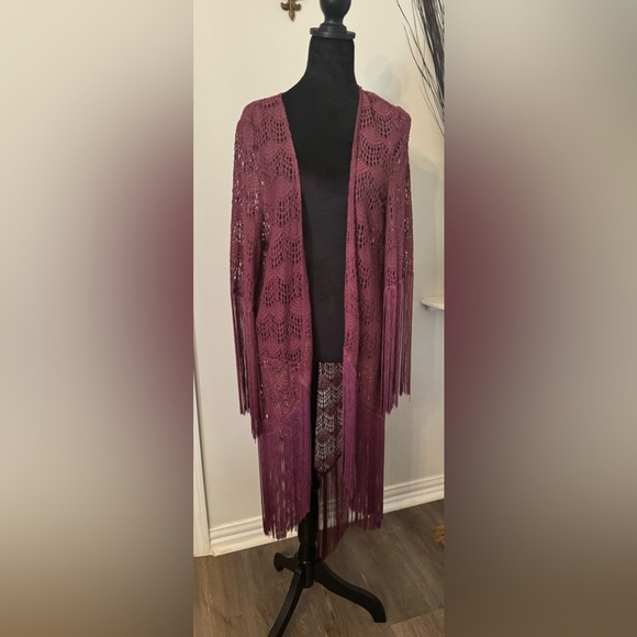 ITRO women size large Lace Duster - Picture 1 of 5